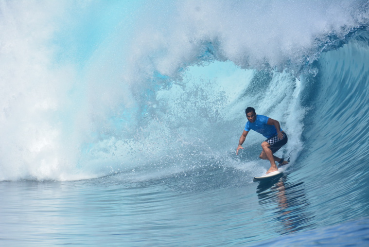 Malgré de très bonne conditions ce dimanche à Teahupo'o Michel Bourez n'a jamais trouvé son rythme. Malgré de très bonne conditions ce dimanche à Teahupo'o Michel Bourez n'a jamais trouvé son rythme.