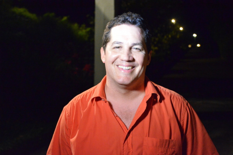 Vincent Dubois, mardi soir, peu après avoir été désigné avec Teura Iriti pour représenter le Tahoera'a Huira'atira aux sénatoriales partielles de Polynésie française