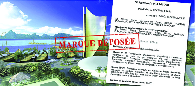 INPI : un inconnu dépose la marque "Mahana Beach" INPI : un inconnu dépose la marque "Mahana Beach"