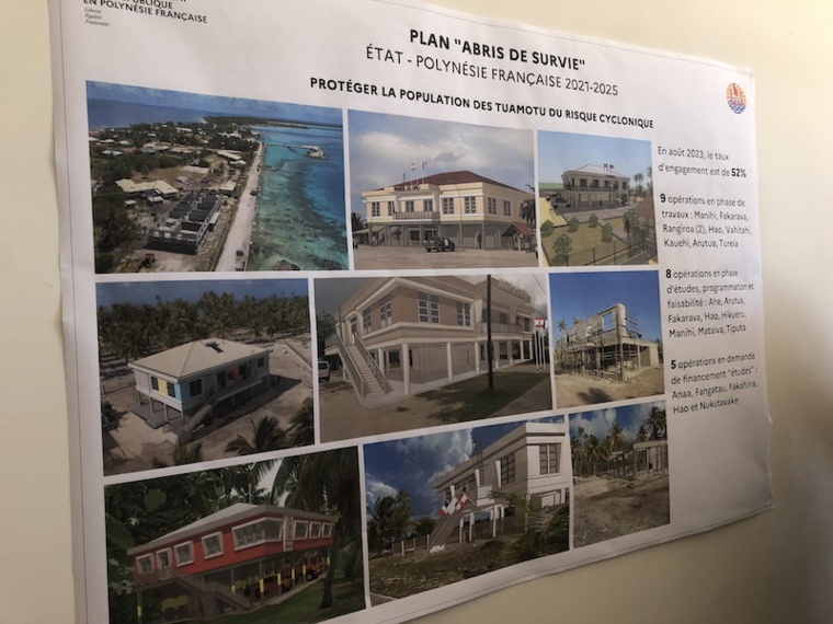 L'abri de survie inauguré à Kaukura L'abri de survie inauguré à Kaukura