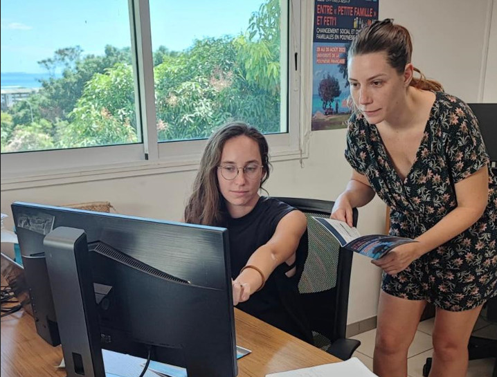 Lucile Hervouet et Louise Protar, chercheuses en sociologie à la Maison des sciences de l’homme du Pacifique, sont co-organisatrices du colloque.