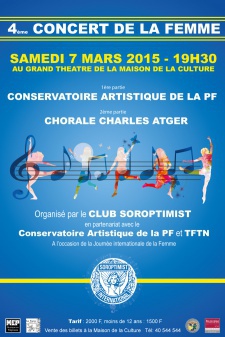 "4ème concert de la femme" : un plateau prestigieux pour une noble cause !