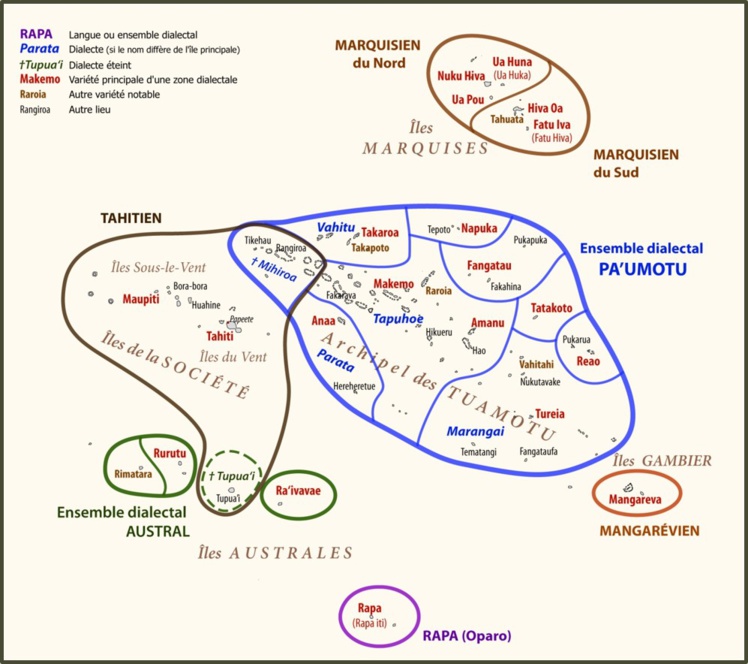 Les 7 langues et 20 dialectes de Polynésie française étudiés