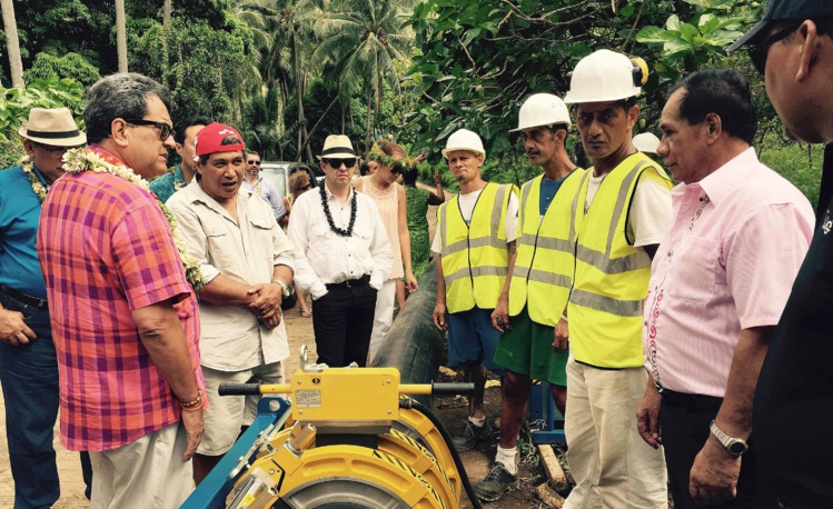 Alimentation en eau pour la turbine hydroélectrique de Hanavave Alimentation en eau pour la turbine hydroélectrique de Hanavave