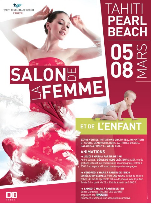 Tahiti Pearl Beach: Au programme du salon de la femme 