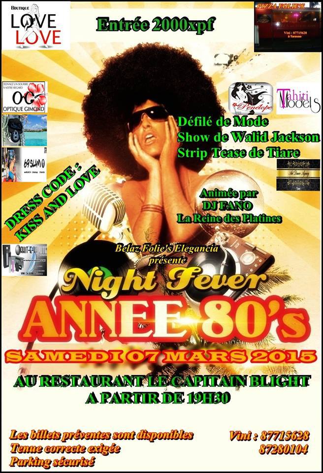 Samedi soir, « Night Fever » au Cap’tain Bligh : dansez aux sons des années 80 !