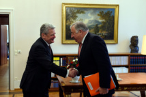 Gérard Larcher a été reçu par le président allemand Joachim Gauck.