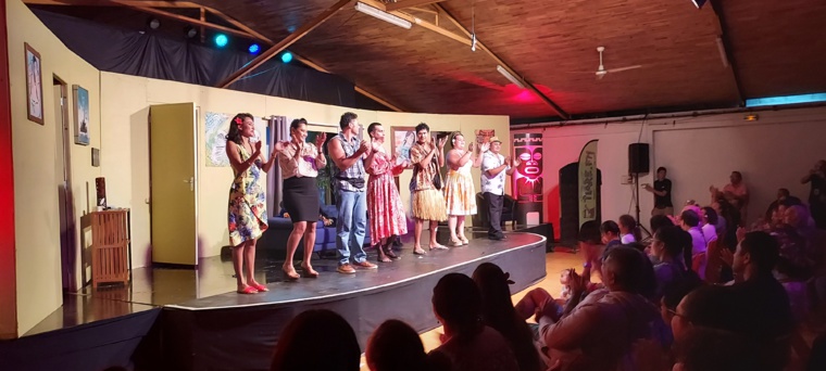 Salle comble pour ‘O Morito ta’u vahine à Taravao Salle comble pour ‘O Morito ta’u vahine à Taravao