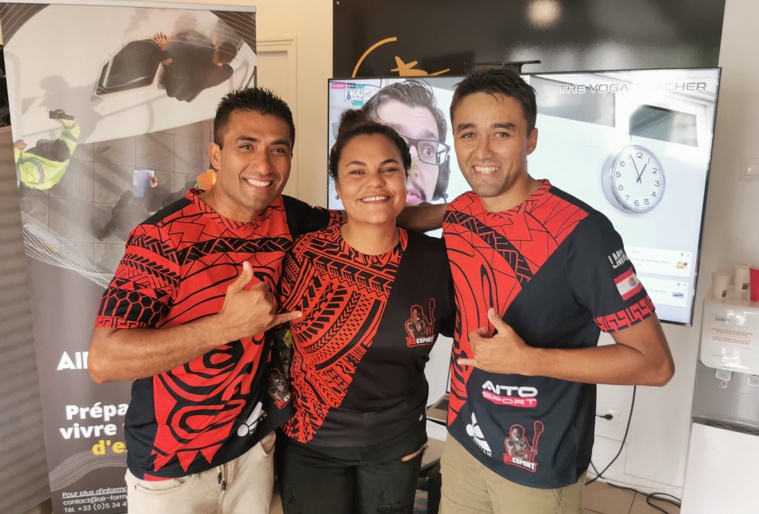 Enfin reconnu, le e-sport devra désormais faire ses preuves. En tout cas, du côté du ministère des sports, on y croit. De gauche à droite : Fausto Reid-Amaru, président de l'AS E-sport, Nahema Temarii, ministre des sports et de la jeunesse, et Teva Reid-Amaru, vice président de l'AS E-sport.