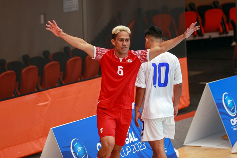 Michel Maihuri a montré la voie aux 'Aito Arii en inscrivant le premier but de la rencontre. (© OFC Media via Phototek) Michel Maihuri a montré la voie aux 'Aito Arii en inscrivant le premier but de la rencontre. (© OFC Media via Phototek)