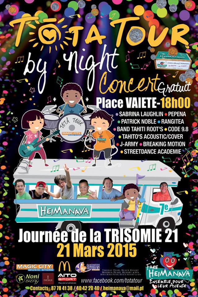 Tota Tour 2015 : Toute une semaine pour les enfants porteurs de la Trisomie 21