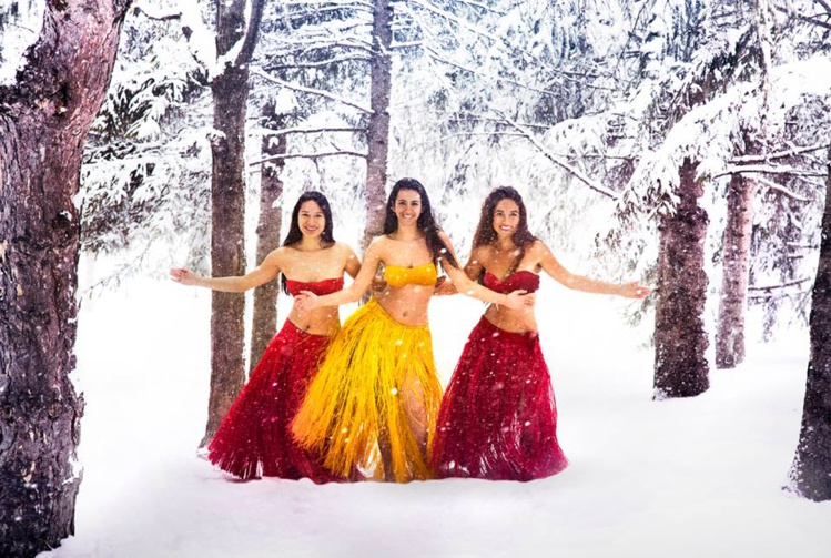 Ori Tahiti sous la neige de Montréal Ori Tahiti sous la neige de Montréal