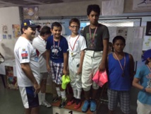 Visites sur le terrain pour le ministre de la Jeunesse et des Sports : tournoi de volley-ball et compétition d’escrime Visites sur le terrain pour le ministre de la Jeunesse et des Sports : tournoi de volley-ball et compétition d’escrime