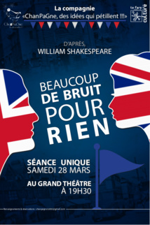 Au théâtre le 28 mars : Un Shakespeare tragico-comique