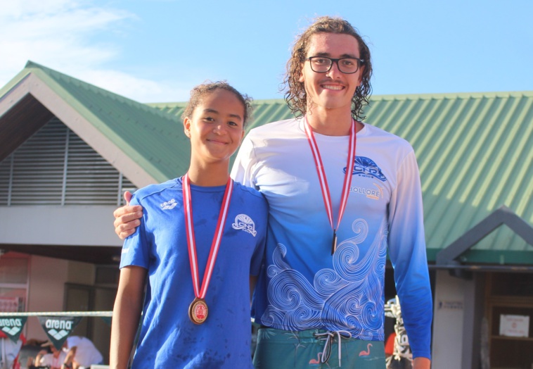Déotille Videau et Naël Roux ont trusté les titres aux Championnats de Polynésie.