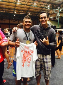 Henri a été coaché par Raihau durant toute la compétition Henri a été coaché par Raihau durant toute la compétition