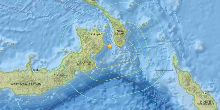 Intense activité sismique dans le Pacifique