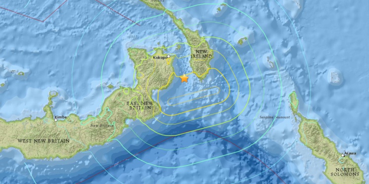 Intense activité sismique dans le Pacifique