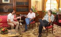 Le Président reçoit la visite du nouveau directeur des centres pénitentiaires en Polynésie française Le Président reçoit la visite du nouveau directeur des centres pénitentiaires en Polynésie française