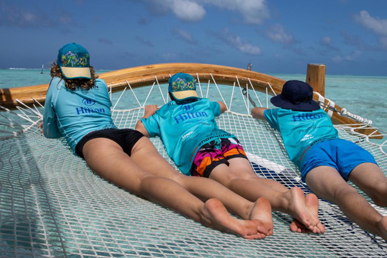 Le sourire des enfants atteints de cancer en visite à Bora Bora Le sourire des enfants atteints de cancer en visite à Bora Bora