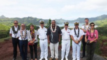 Première visite officielle du Haut-Commissaire à Rapa