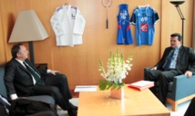 René Temeharo reçu par Thierry Braillard au Secrétariat d’Etat aux Sports