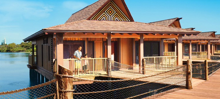 Des bungalows Bora Bora à Disney World