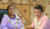 Nuihau Laurey et Lana Tetuanui ouvrent leur QG de campagne lundi soir Nuihau Laurey et Lana Tetuanui ouvrent leur QG de campagne lundi soir