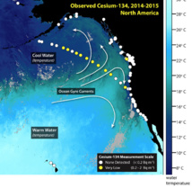 Traces de radioactivité dans le Pacifique canadien liées à Fukushima Traces de radioactivité dans le Pacifique canadien liées à Fukushima