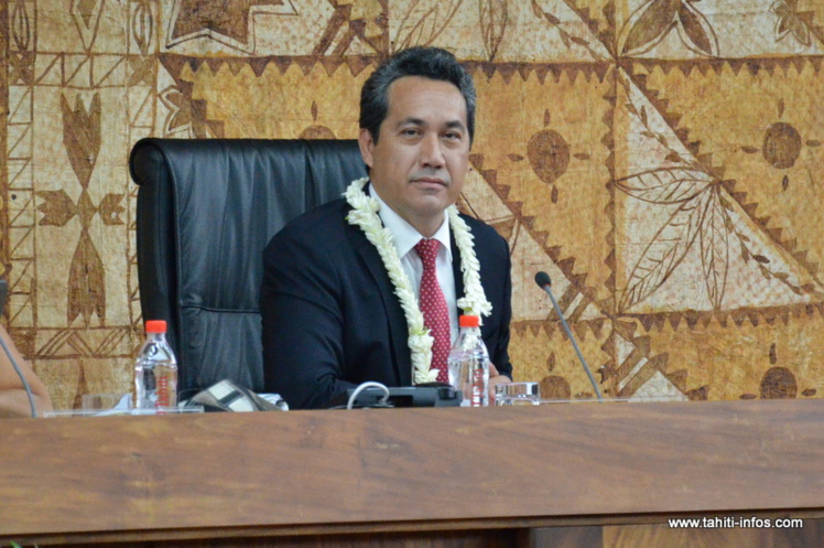 Marcel Tuihani, président de l'Assemblée de la Polynésie française