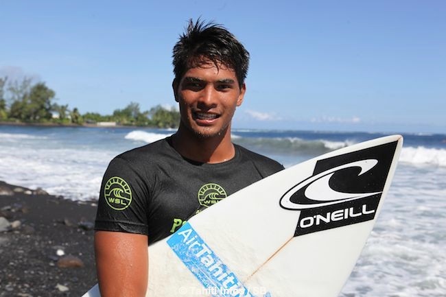 O'Neil Massin est un surfeur à l'avenir prometteur.