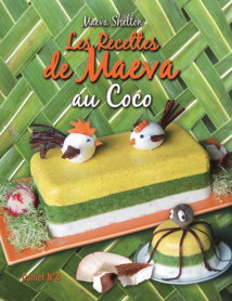 Le 4e cahier de recettes de Maeva Shelton est centré sur le coco, le prochain fera la part belle aux fruits exotiques. Le cahier N°4 "au coco" est déjà en vente en librairie.