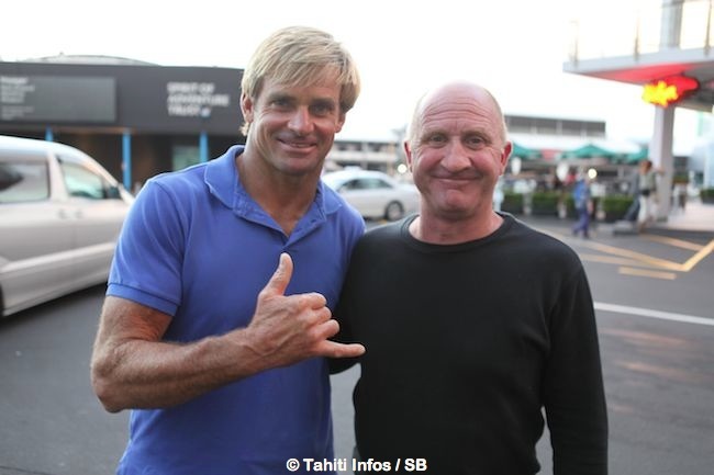 Laird Hamilton et Greg Townsend, deux surfeurs avant tout.