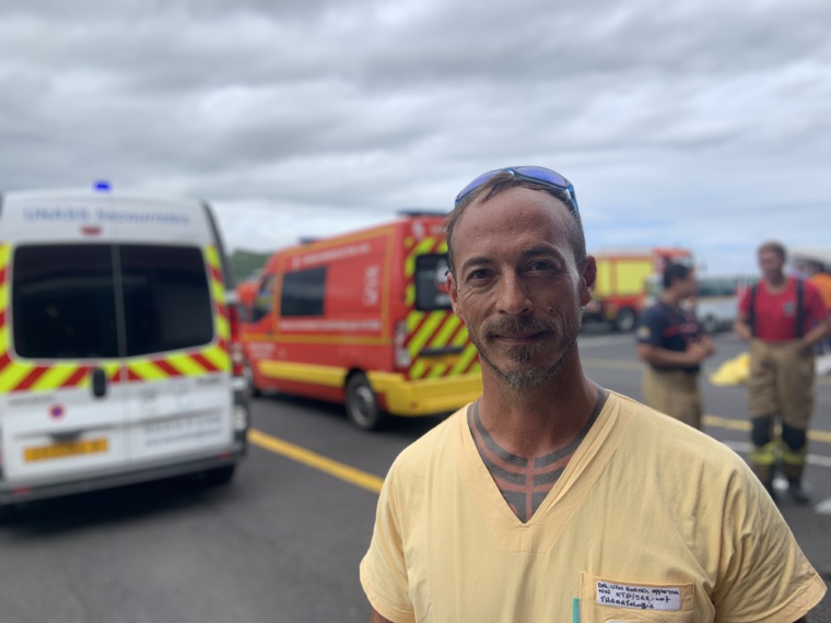 Une simulation d'accident d'avion grandeur nature, pour se “tenir prêt”" Une simulation d'accident d'avion grandeur nature, pour se “tenir prêt”"