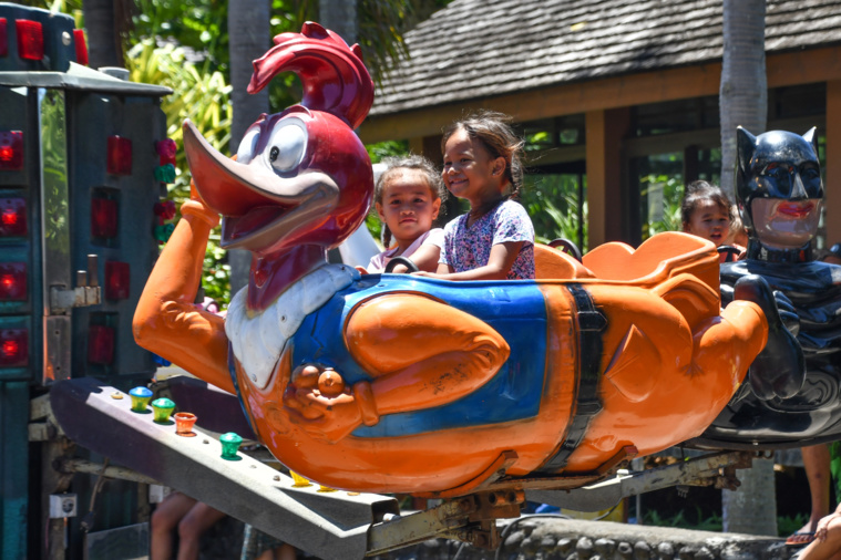 Ça s'est également bousculé pour les manèges ! Ça s'est également bousculé pour les manèges !