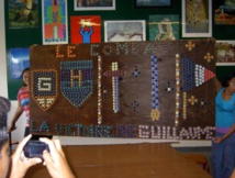 Oeuvre collective : « Capsules et Moyen-Age » au Collège Pomare IV