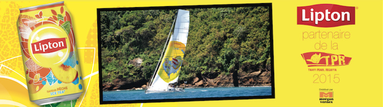 Challenge entreprise: Un voilier Lipton Ice Tea dans la Tahiti Pearl Regatta Challenge entreprise: Un voilier Lipton Ice Tea dans la Tahiti Pearl Regatta