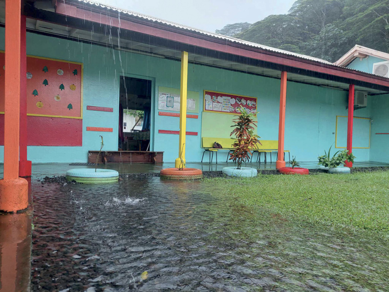 À Pueu, commune de Taiarapu-Est, vendredi matin. À Pueu, commune de Taiarapu-Est, vendredi matin.