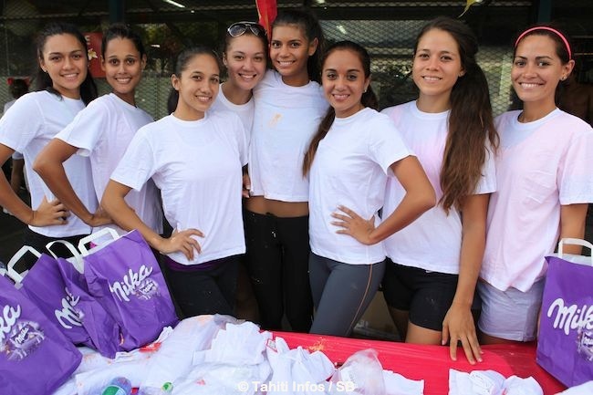 Miss Tahiti : Les candidates 2015 présentées à la ‘Color Fun Run’