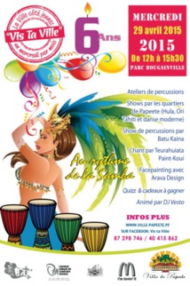 Vis ta ville fêtera ses 6 ans d'existence au service des jeunes de Papeete demain! Vis ta ville fêtera ses 6 ans d'existence au service des jeunes de Papeete demain!