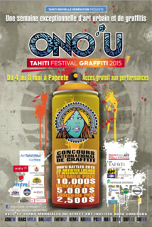 Festival Ono'u : Papeete, toile blanche pour graffeurs Festival Ono'u : Papeete, toile blanche pour graffeurs