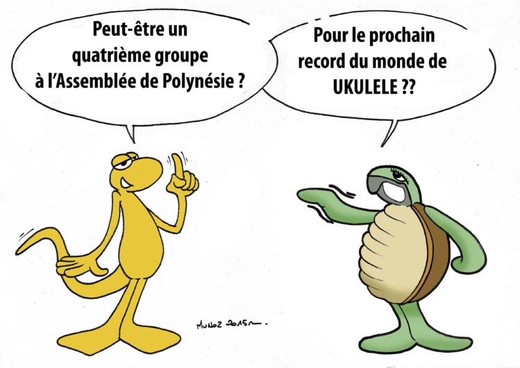 Le "quatrième groupe à l’assemblée" vu par Munoz Le "quatrième groupe à l’assemblée" vu par Munoz