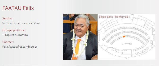 Assemblée : Félix Faatau échappe à un exil tactique à Bora Bora