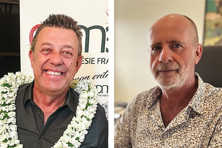 Christophe Plée à gauche et Frédéric Dock à droite. Christophe Plée à gauche et Frédéric Dock à droite.