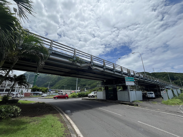 ​Le giratoire de Punaruu réduit à une voie pour la rentrée