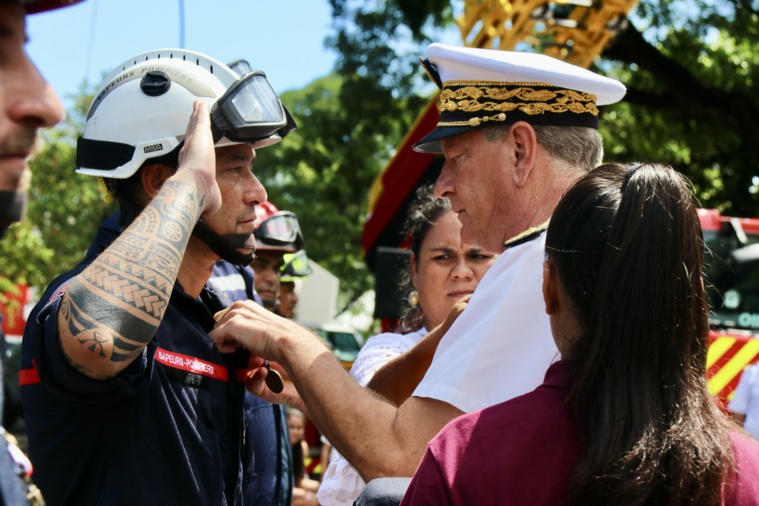 31 sapeurs-pompiers décorés à l'occasion de la Sainte Barbe