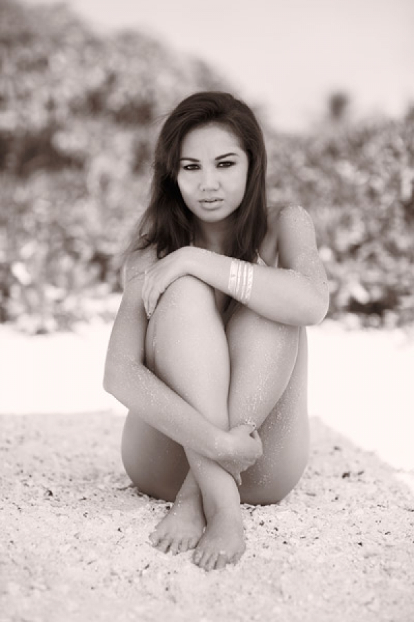 Miss Tahiti 2015 : Les photos des candidates à la plage