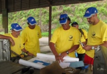 Les sauveteurs bénévoles de la station de sauvetage 01 de Hiva Oa (photo FEPSM).