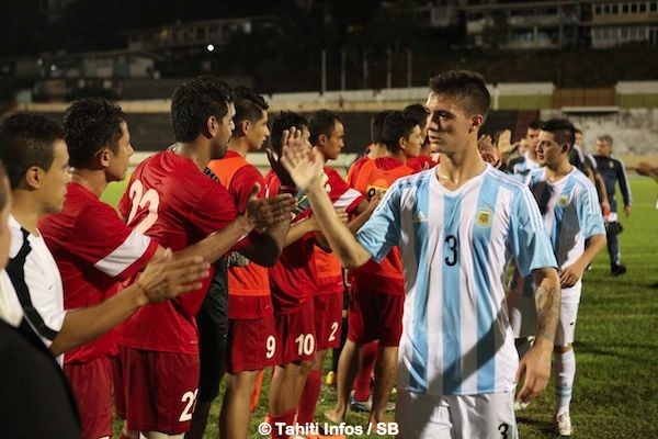 Le miracle a eu lieu, Tahiti bat l'Argentine 3 à 1.