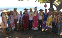 Le jury du concours "J’embellis ma commune" à Moorea Le jury du concours "J’embellis ma commune" à Moorea
